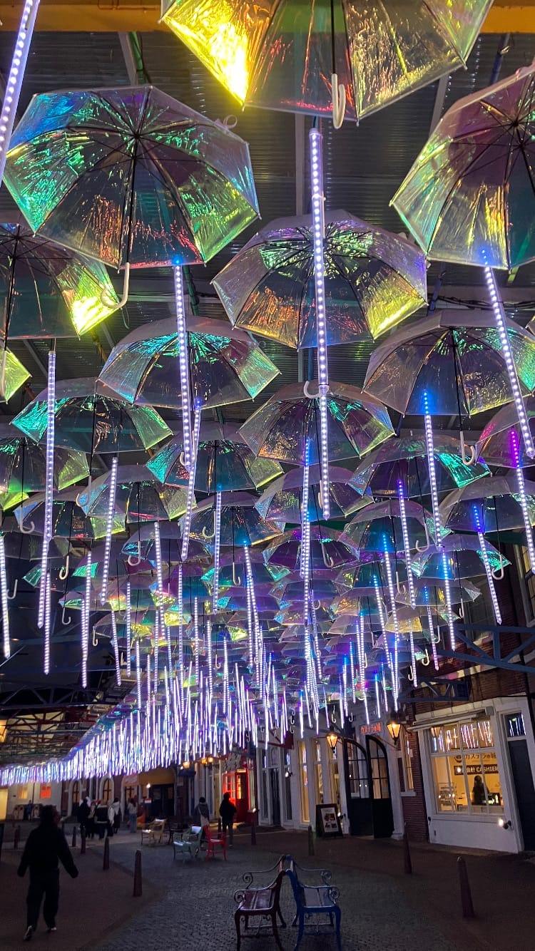 ร่มประดับไฟสีรุ้งสวยงามในฟุกุโอกะ, ทริปคิวชู