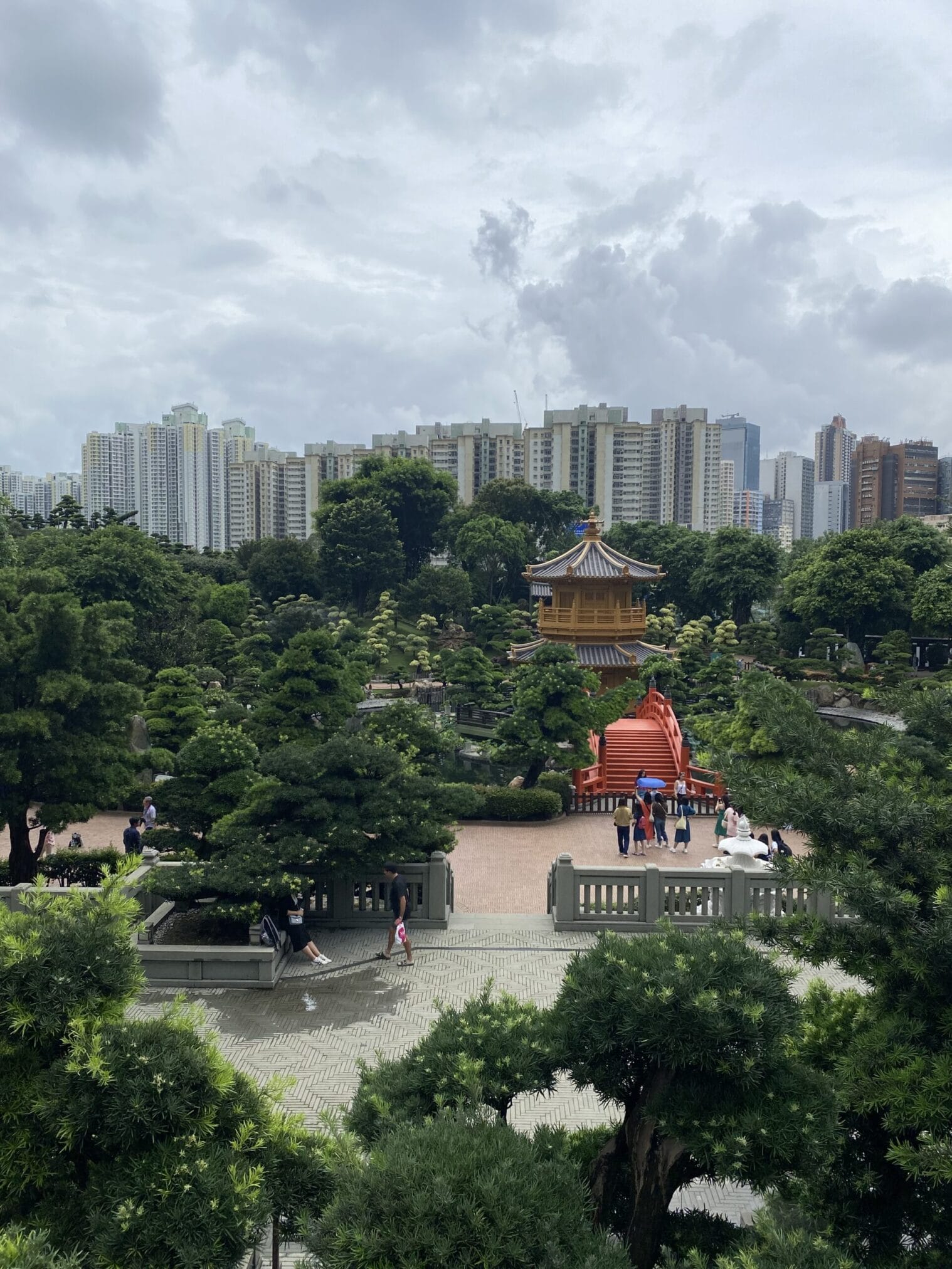 เจดีย์สวยในสวน Nan Lian Garden ฮ่องกง, กิน เที่ยว ไหว้พระ ฮ่องกง