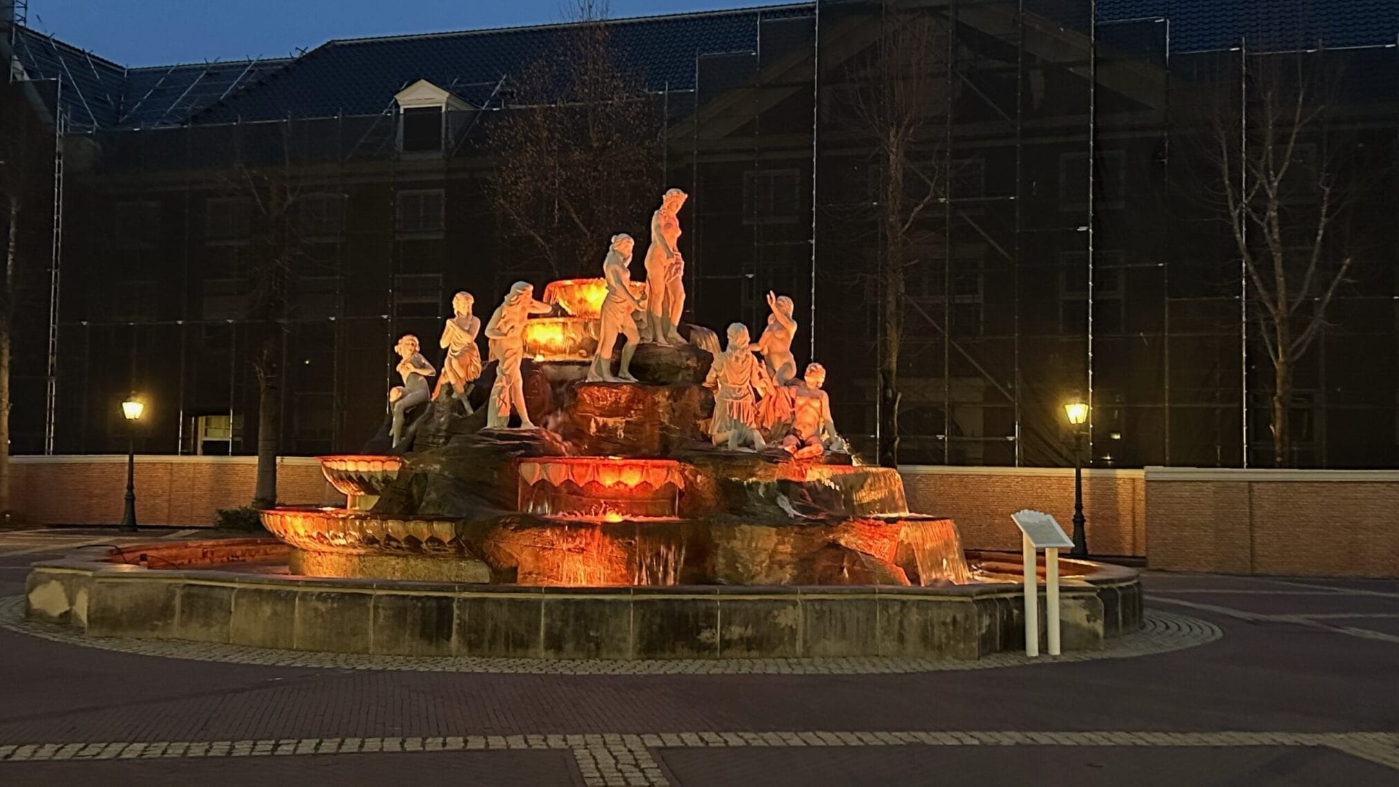 น้ำพุประติมากรรมส่องสว่างยามค่ำคืนในฟุกุโอกะ, การเดินทางภูมิภาคคิวชู